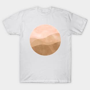 Pink Watercolor Landscape T-Shirt